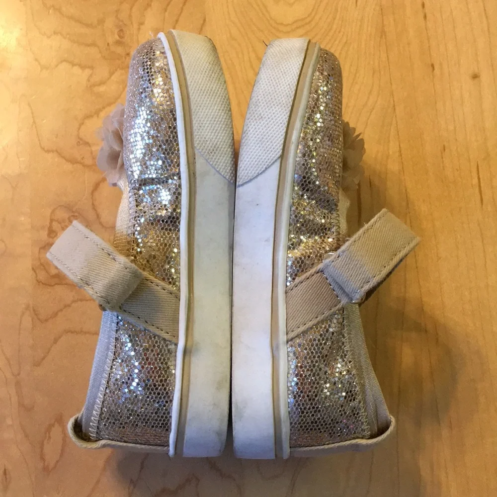 Wonder Nation Glitter Sparkly Mary Jane Shoes